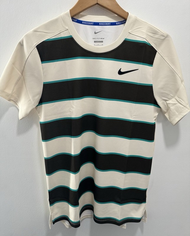 Nike Carlos Alcarez 2025 Roland Garros French Tennis Shirt SZ S Men FZ6934-110 gallery