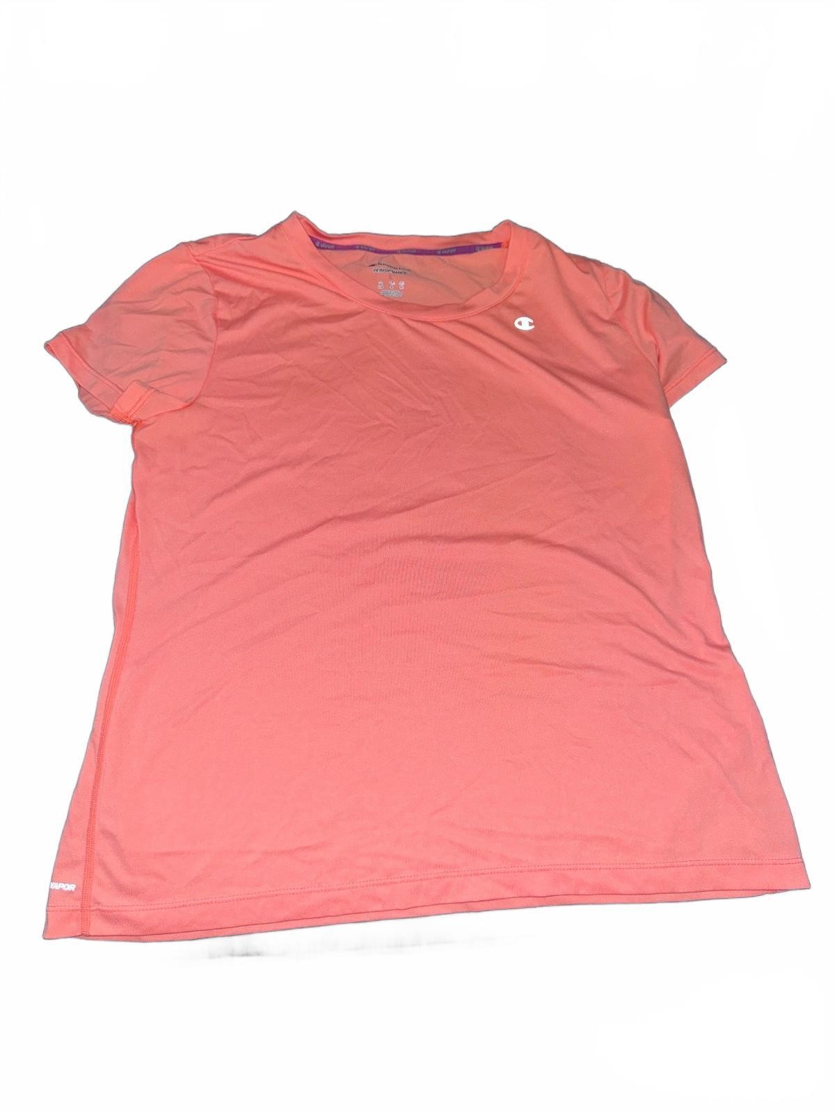 Champion Performance Coral Pink Short Sleeve Athletic Shirt L gallery
