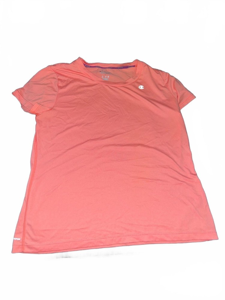 Champion Performance Coral Pink Short Sleeve Athletic Shirt L