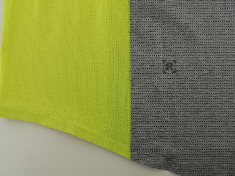 NWT LULULEMON BLTG Grey Yellow Lightweight Take The Moment SS Top Shirt Men's XL gallery