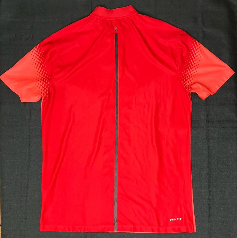 Nike Golf Tiger Woods Zonal Cooling Mobility Blade Polo 833167 852 Red Orange M gallery