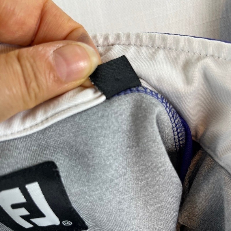FootJoy 1/4 Zip Pullover Mens Medium Gray Blue Athletic Stretch Nylon Spandex gallery