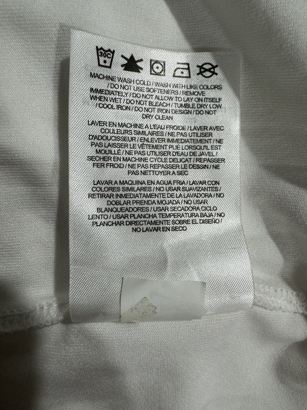 Nike Dri Fit White Shirt Men’s Size Large Letter A Lightning Bolt in EUC! gallery