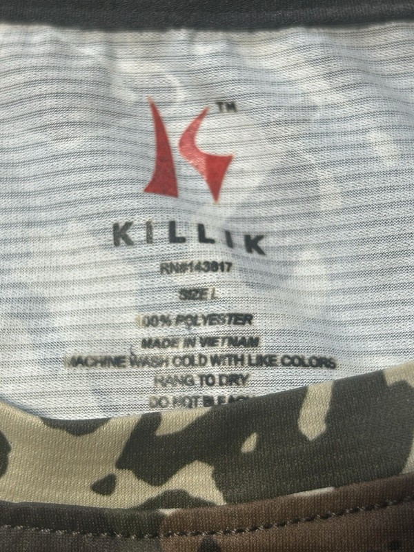 Killik Mens Large Veil Camo Performance Hunting Shirt Outdoor Tactical gallery