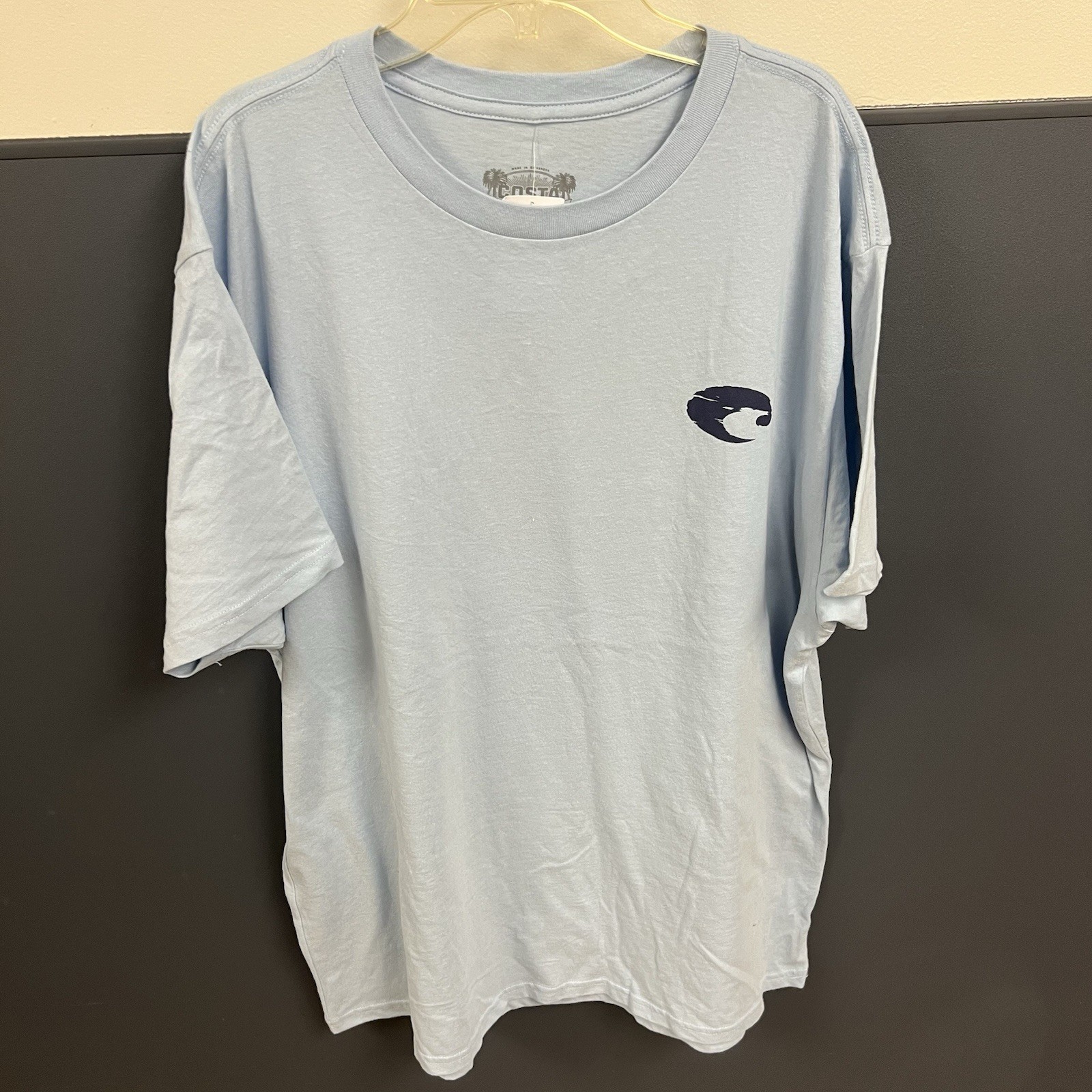 Costa Del Mar size XL Light Blue Freedom Fireworks short-sleeve t-shirt NWT gallery