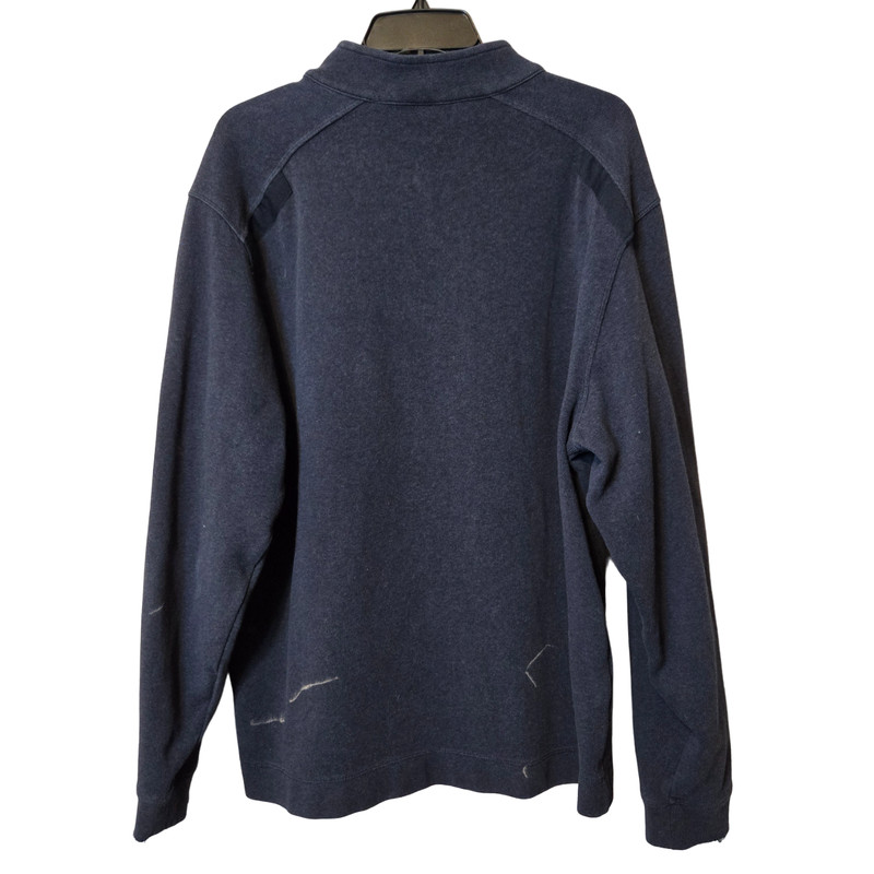 Nike Golf Dri Fit Gray Golf Quarter Zip Crew Neck Knit Men's Sweater Size L gallery