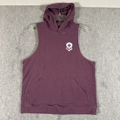 Zero Foxtrot PT Gym Hoodie Sleeveless Vented Men’s Medium Mauve Purple