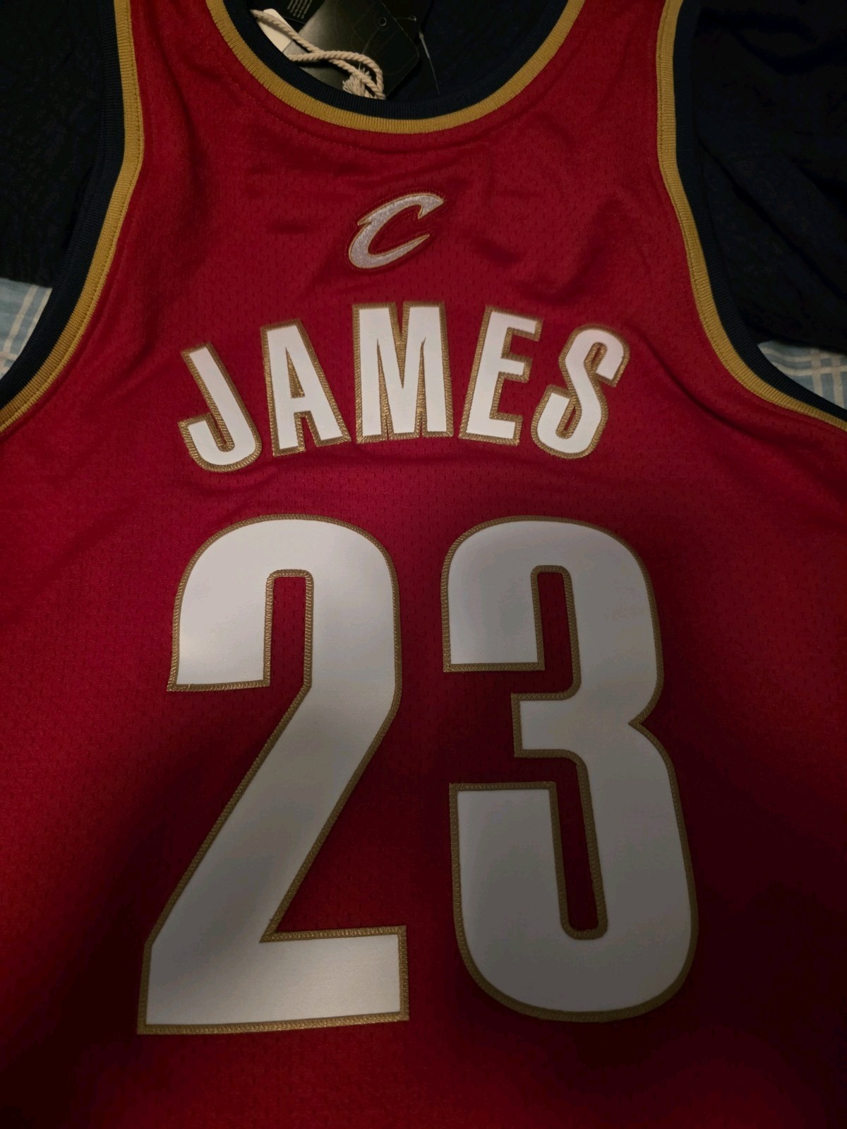 MITCHELL & NESS NBA AUTHENTIC ROAD JERSEY CLEVELAND CAVALIERS 03 LEBRON JAMES gallery