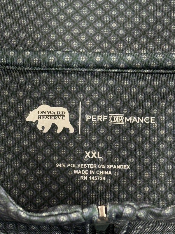 Onward Reserve Performance 1/4 Zip Printed Pullover $135 MSRP – XXL gallery