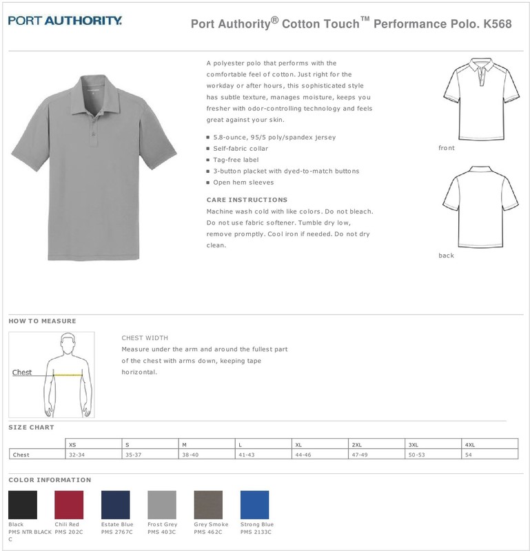 Port Authority Cotton Touch Performance Polo Shirt K568 gallery