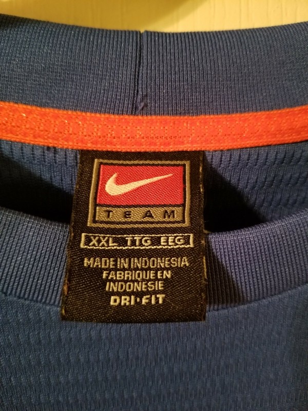 Nike Dri-fit Blue Orange Florida Gators XXL Team Issued Shirt gallery
