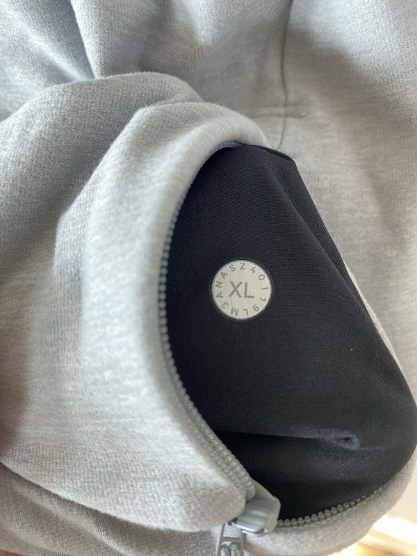 Lululemon Surge Warm Crewneck Long Sleeve Gray LM3ANAS Men's XL Barry’s Dallas gallery