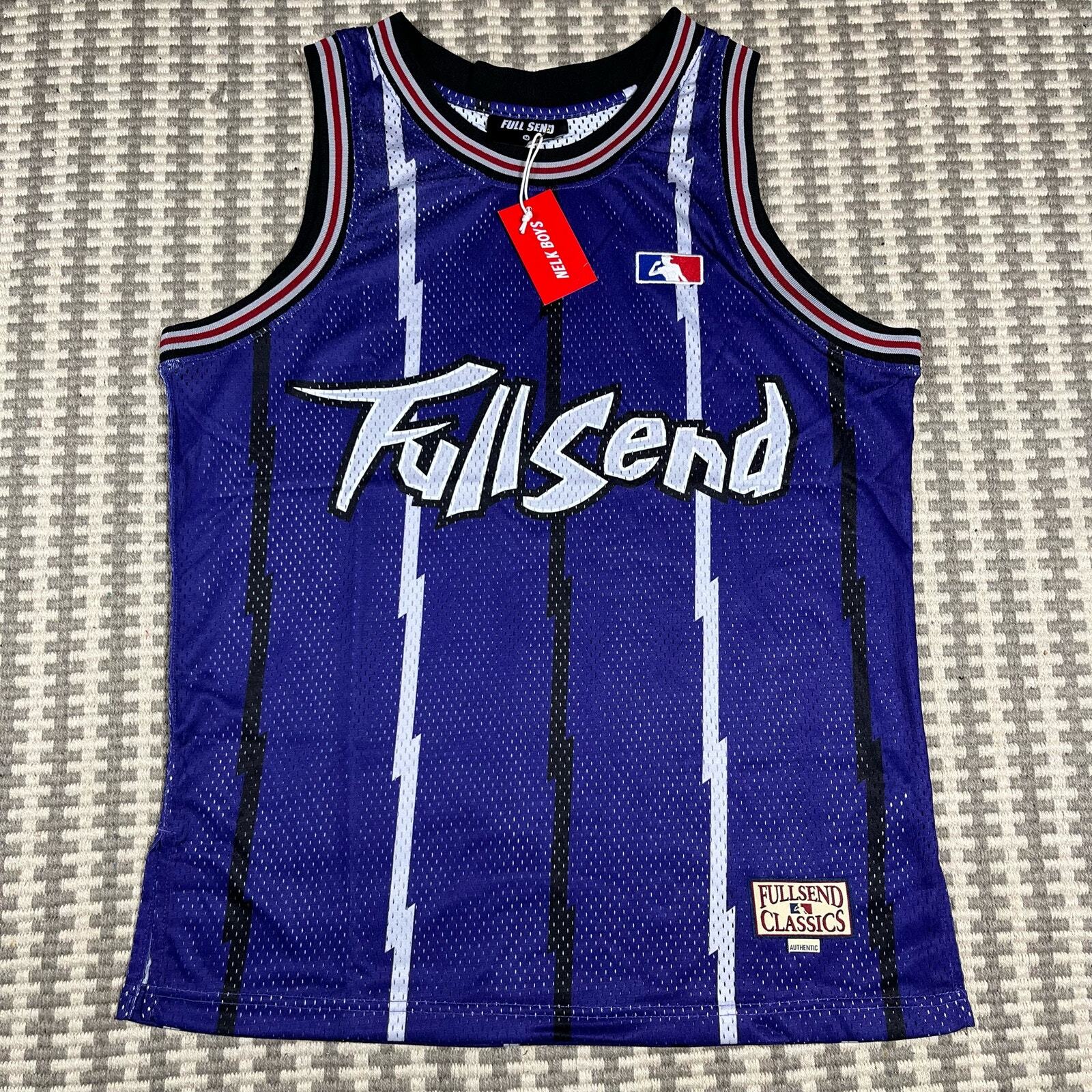 Official Authentic Full Send Nelk Boys Men’s M Toronto Raptors Jersey gallery