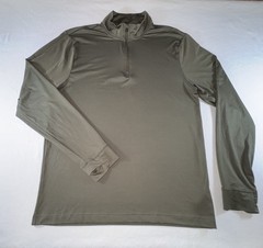 Old Navy CloudMotion Quarter Zip 1/4 Zip Pullover Shirt Mens Med Green Cloud 94