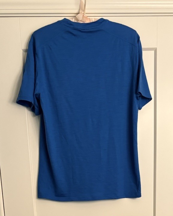 Men’s Sz M Smartwool Short Sleeve T-Shirt Blue gallery