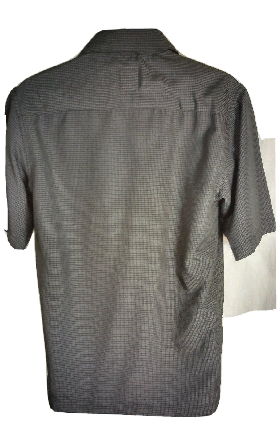 NORDIC TRACK Men's Small Gray Check Cool Dry Short Sleeve Athletic Shirt NWT $59 gallery
