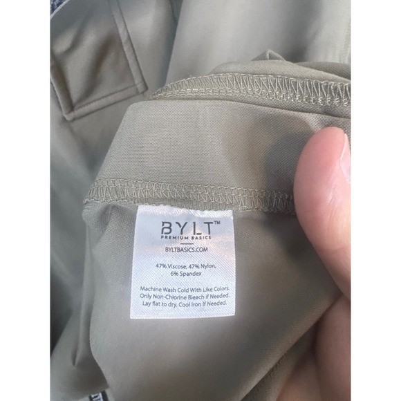 BYLT Premium Basics Elite Fairway Pullover Taupe XXL Mens Quarter Zip NWT gallery