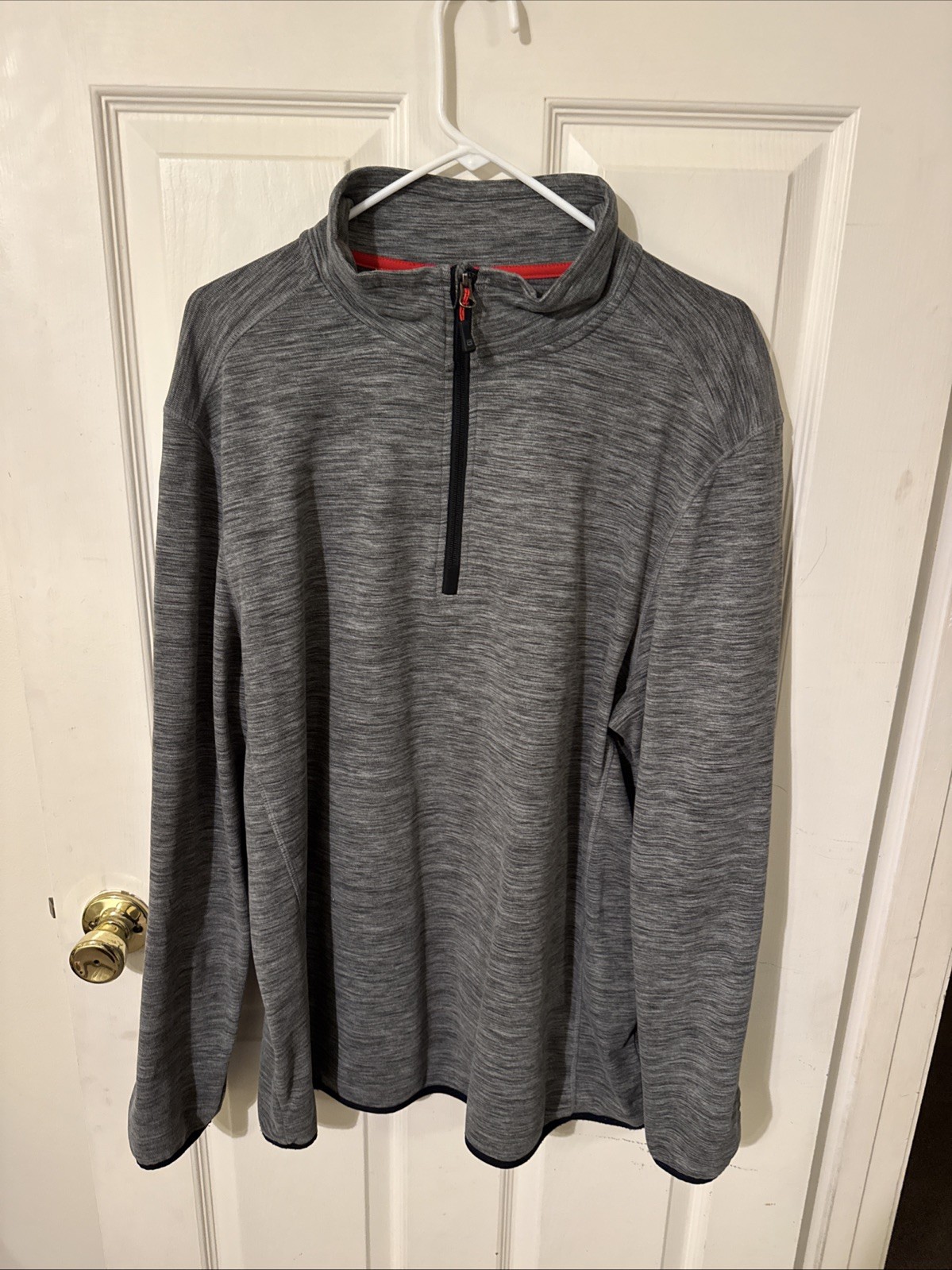 Avalanche Pullover Mens 1/4 Zip Performance Outdoor Hiking Gray Heather XL gallery