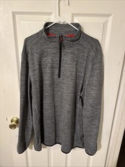Avalanche Pullover Mens 1/4 Zip Performance Outdoor Hiking Gray Heather XL