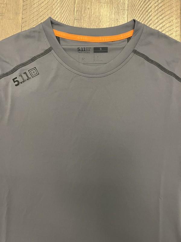 NWT 5.11 Tactical Pullover Mens S Gray Range Ready Long Sleeve Performance Shirt gallery