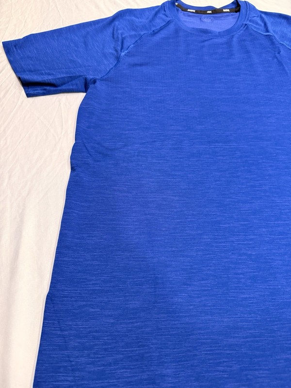 Rhone Reign Tech Performance T-Shirt, Blue, Short Sleeve Athletic, Mens Medium gallery