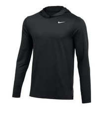 Nike Hyper Dry Long Sleeve Hooded Top Black HF7059-010 Men’s Size Large – NWT
