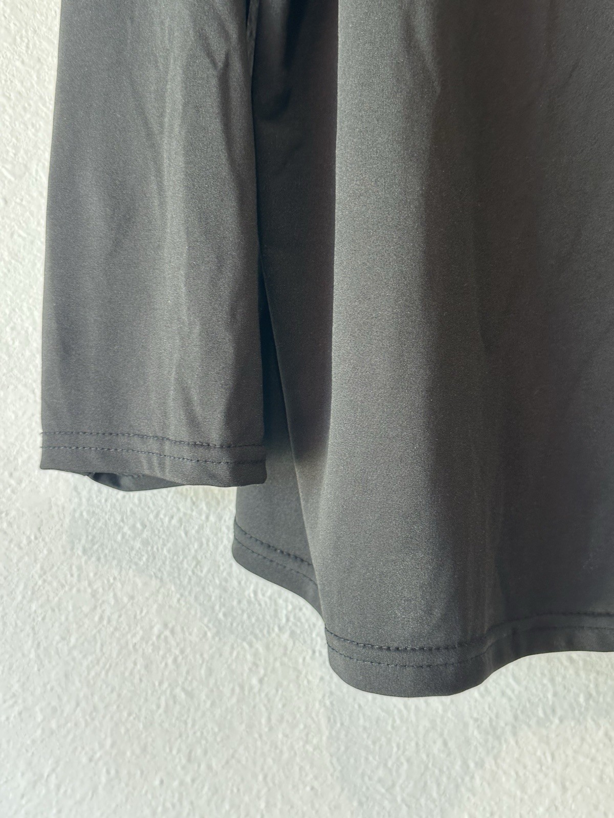 RealEssentials Mens 2XL Active DryFit Quarter 1/4 Zip Long Sleeve Pullover gallery