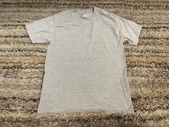 Champion Authentic Men’s M Medium Classic Gray Blank T-Shirt Short Sleeve Crew