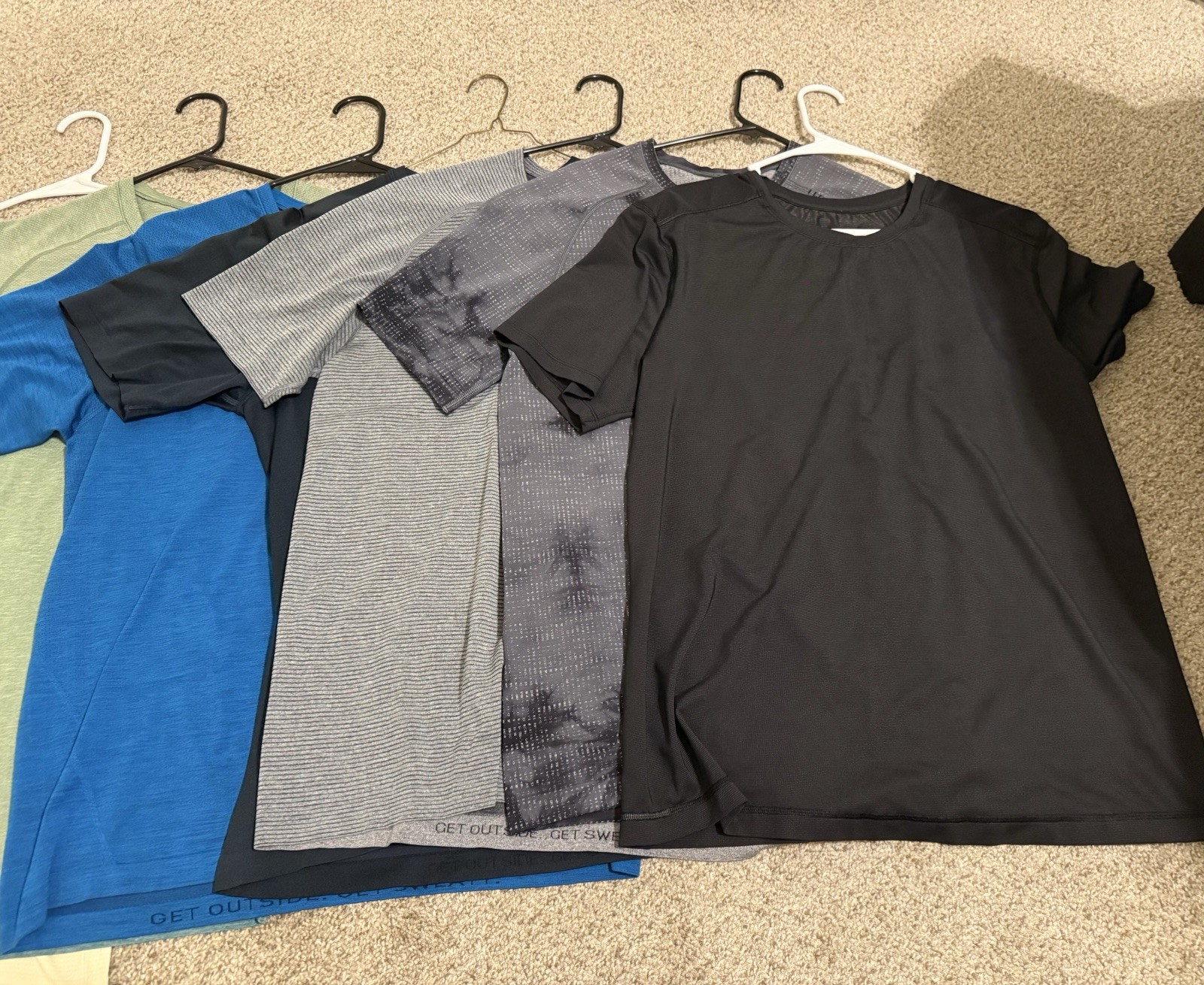 Lululemon Metal Vent Tech Tee Mens Sz Large Short Sleeve LOT OF 10 Gym Athletic gallery