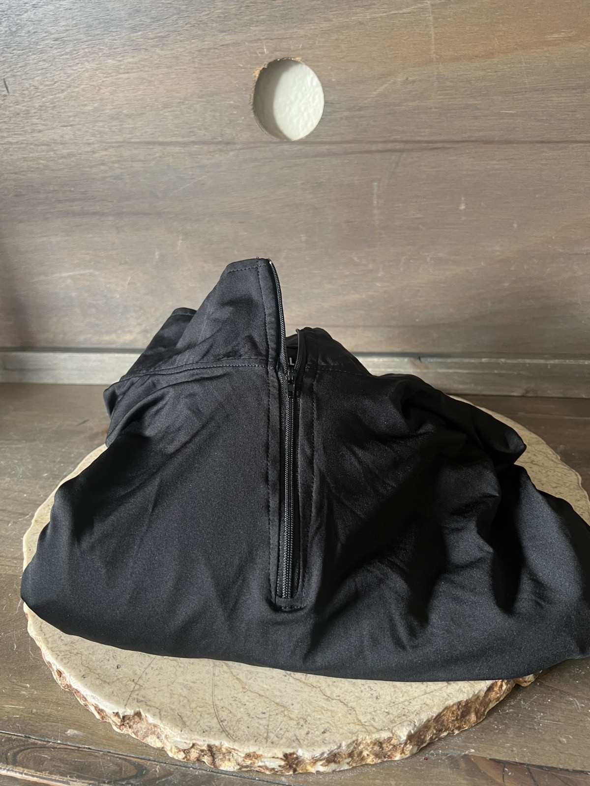 Real Essentials SIZE 5X BLACK 1/4 Zip Long Sleeve Performance Shirt PULLOVER gallery