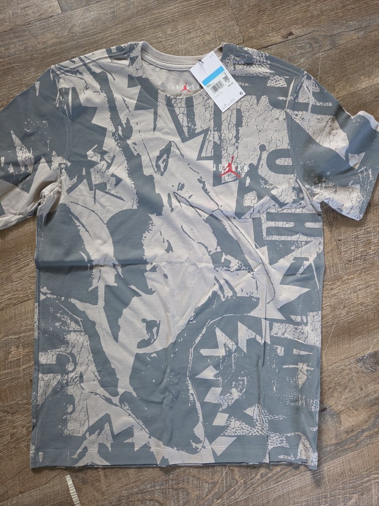 🔥 NEW Nike Men’s Basketball SS All Over Dri-Fit Shirt Size M 🔥