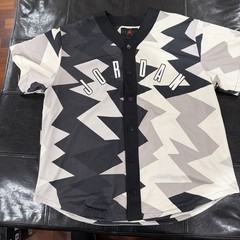Air Jordan Essentials Snap Button Jersey Top FB7338-200 Mens Size L NWOT