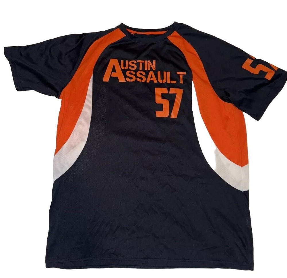 Boombah Austin Assault #57 Large Multicolor Short Sleeve Jersey
