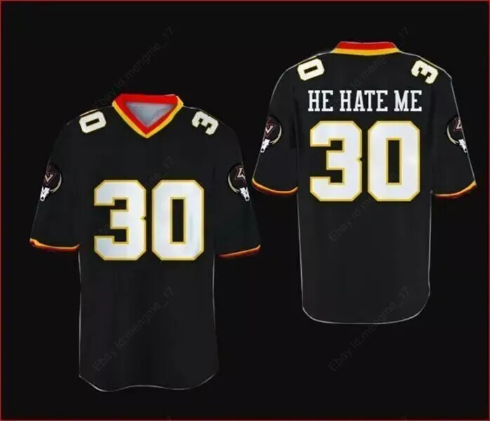 Throwback He Hate Me Rod Smart #30 Movie Men's Football Jersey Sewn In Any Size gallery