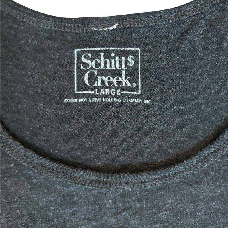 Schitts Creek Tank Top Muscle Tank Mens Large Black Johnny Moira David Alexis gallery