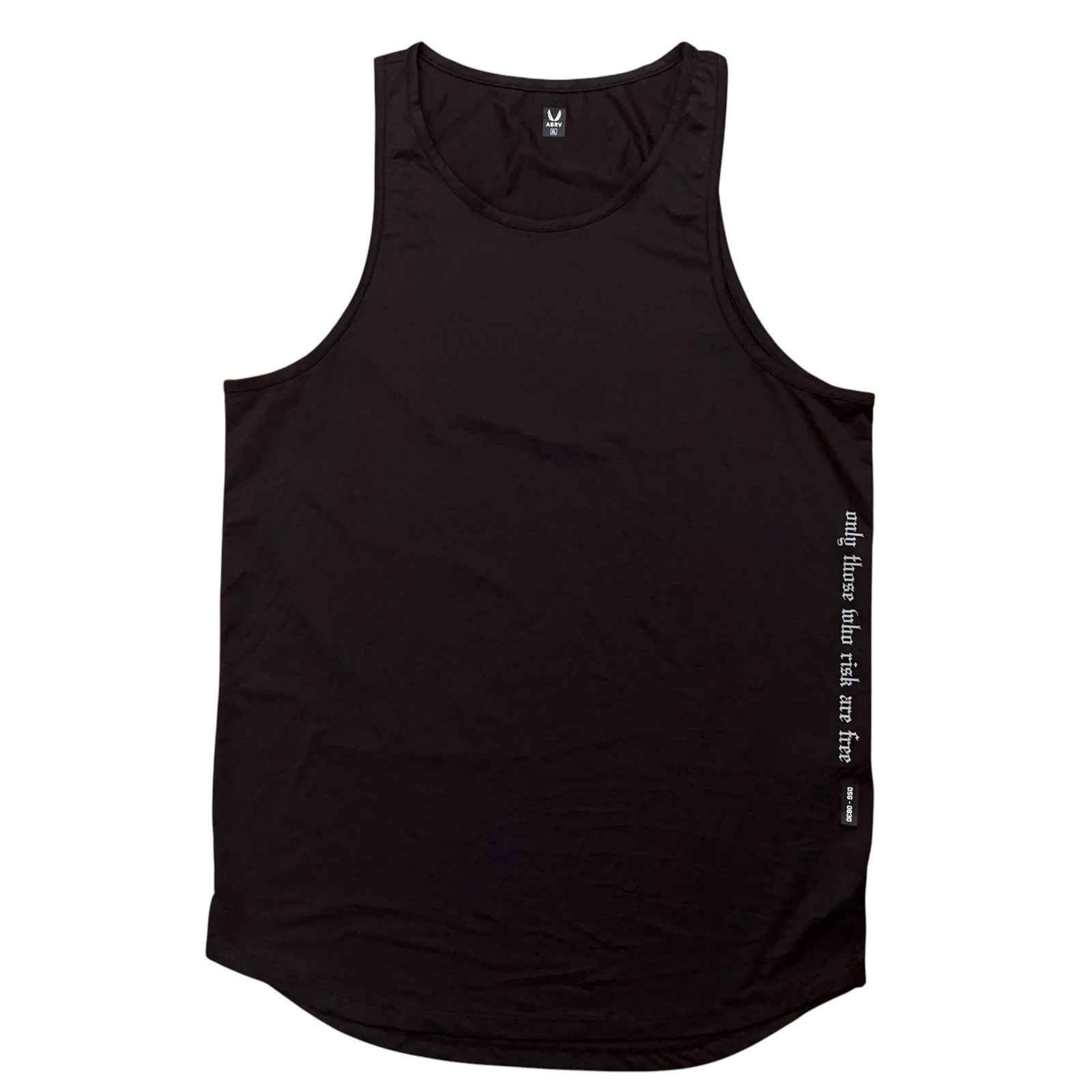 ASRV Aerosilver Tank Top Mens Size XL Athletic Gym Running Lightweight Black gallery