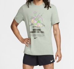 The Nike Dri-FIT Running Grows On You T-Shirt In The Color Jade L-tall NWT