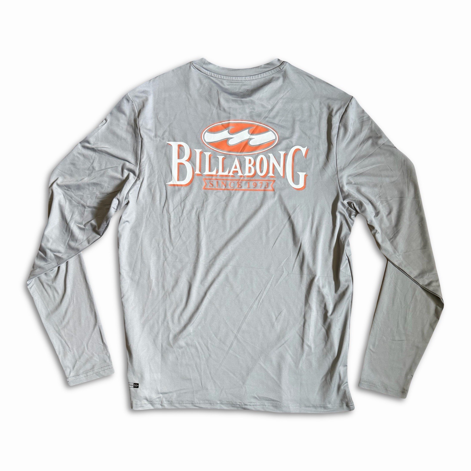 Billabong Men's UPF Protection 50+ Costal Home LS Sun Tee Grey - Size Medium gallery