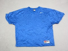 Nike Team Jersey Mens Extra Large XL Blue Mesh Practice Scrimmage Football