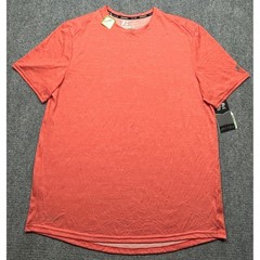 Russell T-Shirt Mens L Performance Training Fit Dri-Power 360 Wild Paprika New