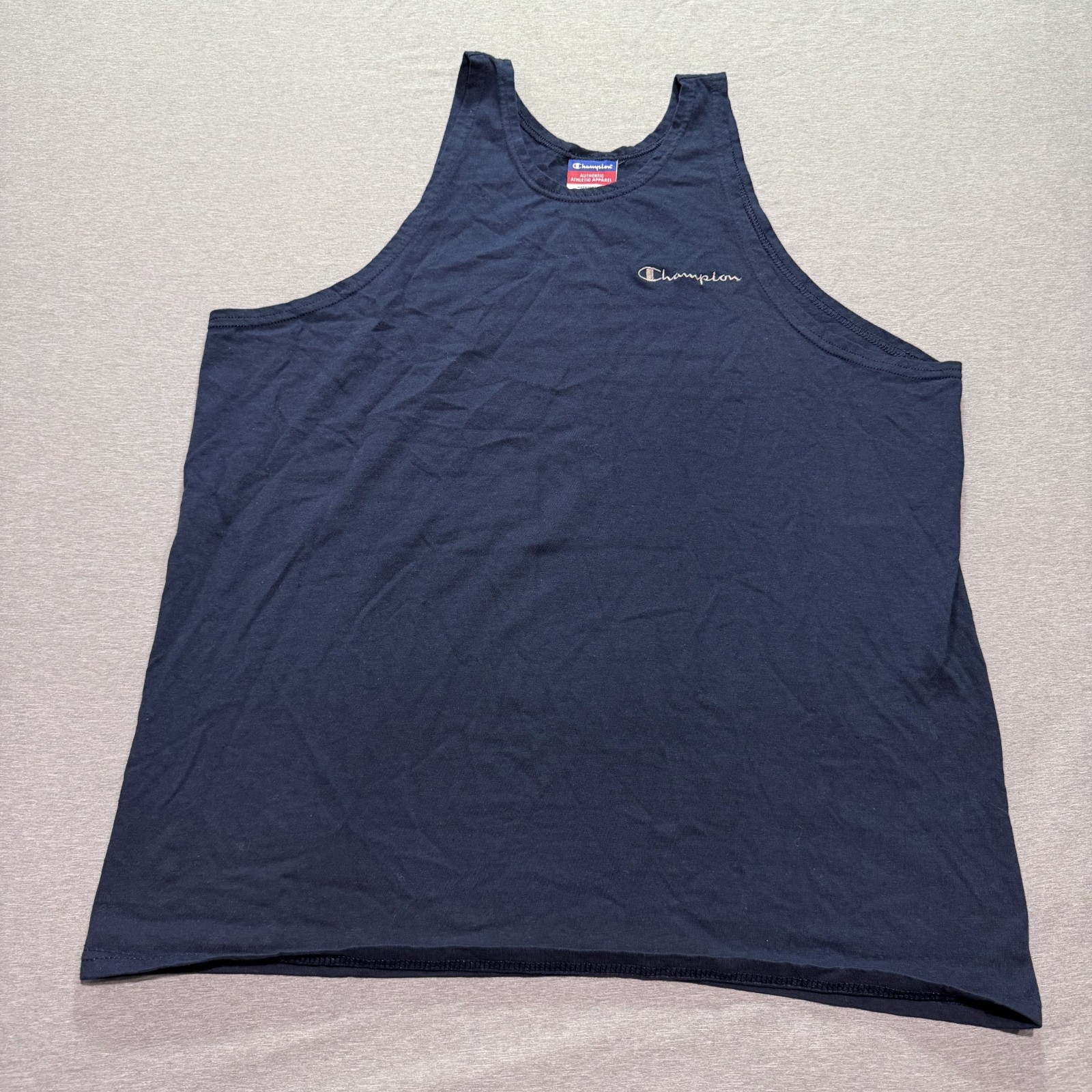 Champion Tank Top Men's Large Athleisure Gymwear Workout Lounge Blue gallery