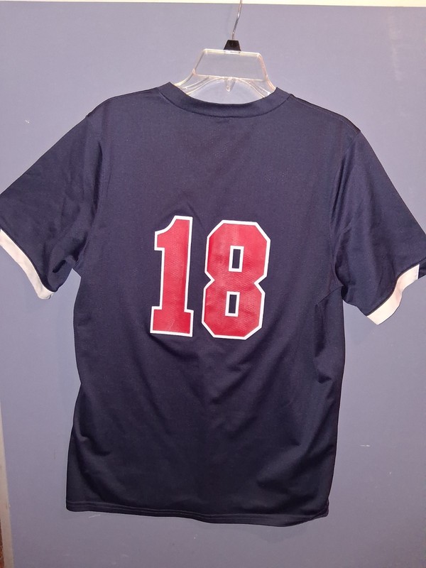Under Armour Authentic "Knights" Soccer Jersey #18 Navy Blue Red White - Mens MD gallery
