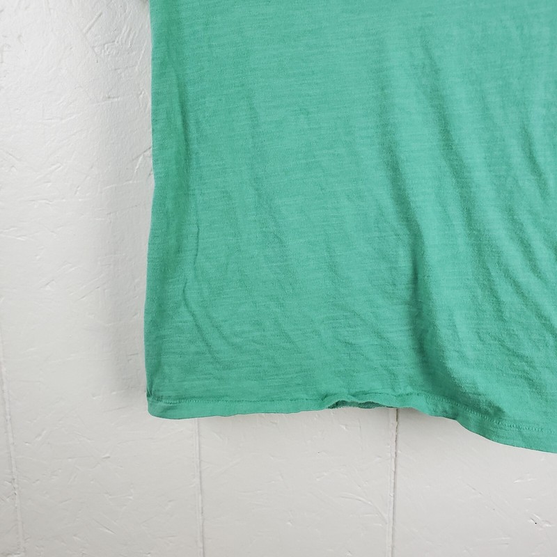 J.Crew Shirt Mens Small Green Crew Neck Short Sleeve Graphic Stretch Pullover gallery