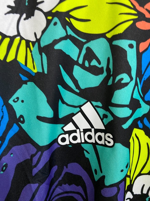 Adidas Tiro All Over Flower Print Multicolor Soccer Jersey HC3929 Men's XL NEW gallery