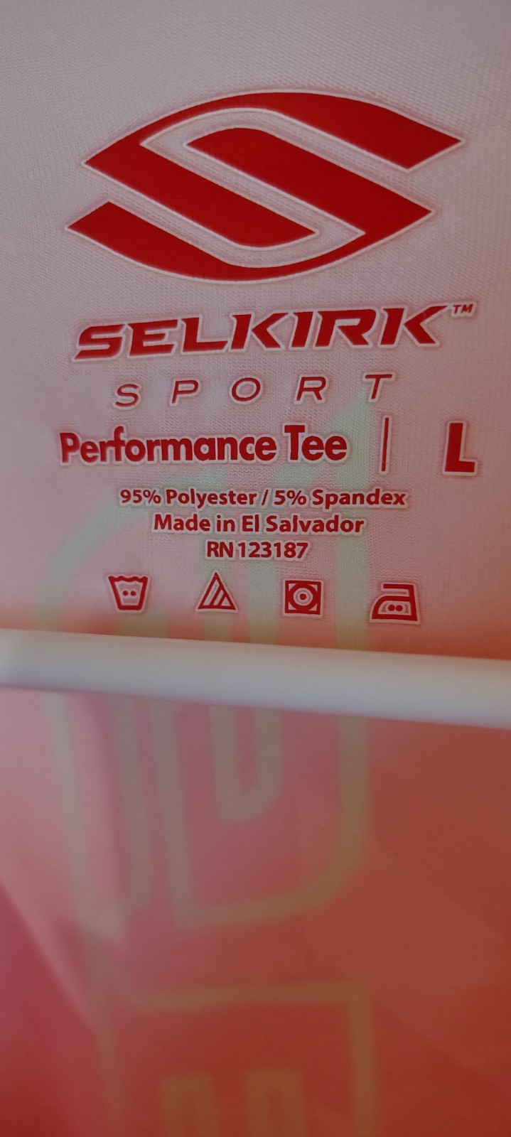 Selkirk Sport Performance Tee Men's Red Long Sleeve Athletic Crew Neck Size L gallery