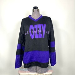 Vintage 90’s Ozzy Osbourne Black And Purple Hockey Jersey