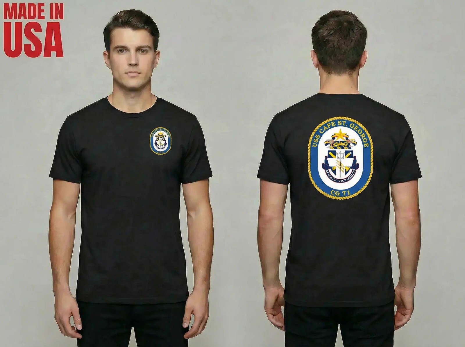 NEWUSS Cape St. George CG-71 - mILITARY tROOP MADE IN USA T-SHIRT S-2XL MBJ69 gallery