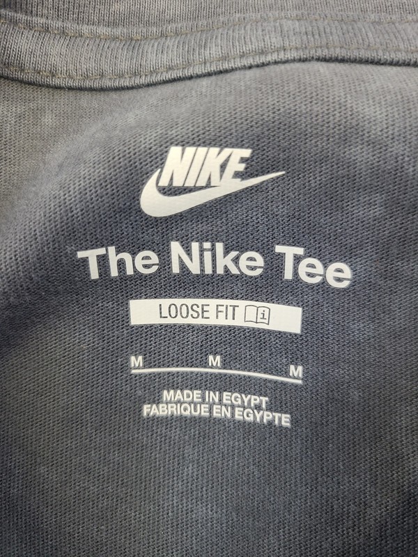 Nike x Sport M90 Vintage Loose Fit T-Shirt Anthracite Stone Wash Gray Men's M gallery