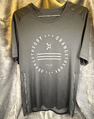 Lululemon x Orangetheory Mens Medium Black Reflective Training Shirt