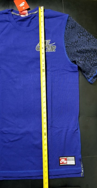 SZ MEDIUM 🆕🔥 Nike Air Force Pivot Short Sleeve Heavy Top T-Shirt Tee Blue $50 gallery